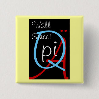 a q pi wall street 15 cm square badge