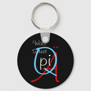a q pi wall street key ring