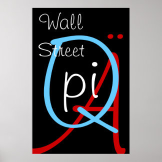 a q pi wall street poster