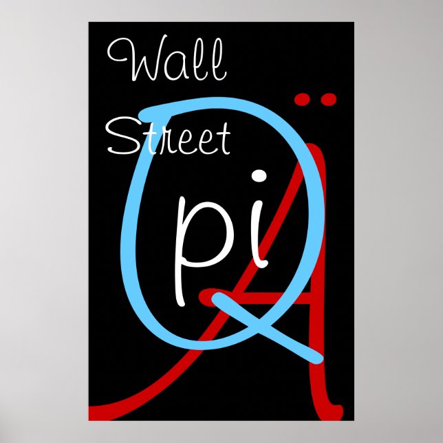 a q pi wall street poster (Front)