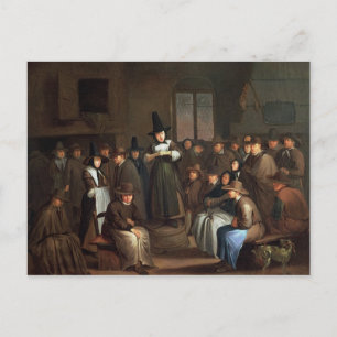 A Quakers Meeting Postcard