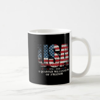 A Quarter Millennium of Freedom USA Flag 2026 Coffee Mug
