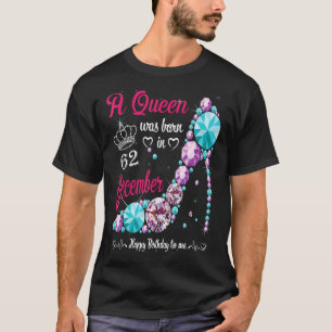 A Queen Was Born In December 62nd Birthday Women H T-Shirt