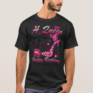 A Queen Was Born In December Fun Happy Birthday To T-Shirt