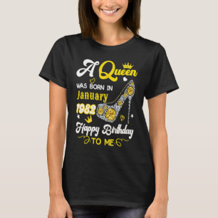 A Queen was born in January 1982 T-Shirt