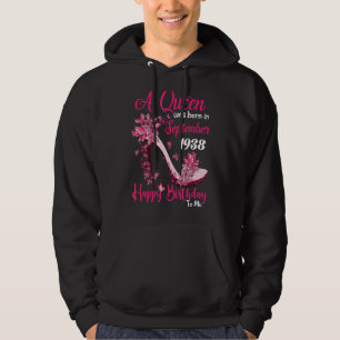 A Queen Was Born In September 1938 Happy 84th Birt Hoodie