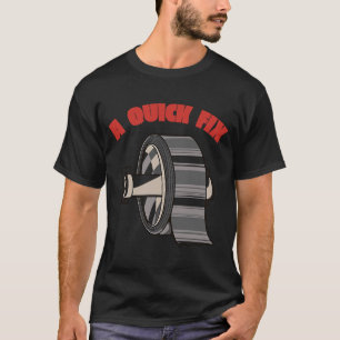 A quick fix silver roll of tape  engineers T-Shirt