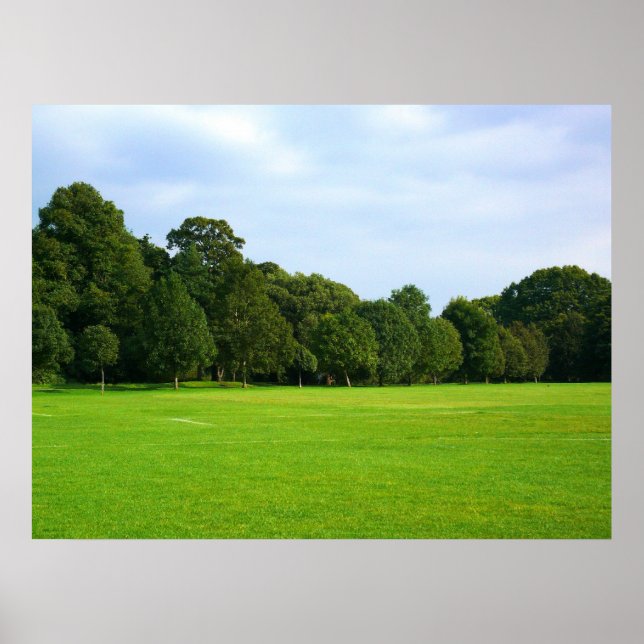 A Quiet Afternoon in the Park Poster (Front)