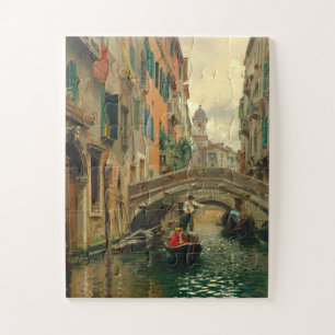 A Quiet Canal, Venice Jigsaw Puzzle