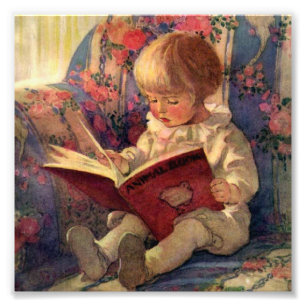 “A Quiet Corner” by Jessie Willcox Smith Photo Print