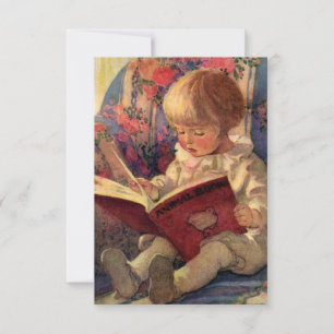 “A Quiet Corner” by Jessie Willcox Smith Thank You Card