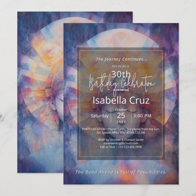 A Quiet Dream | Visionary Design Invitation (Front/Back)