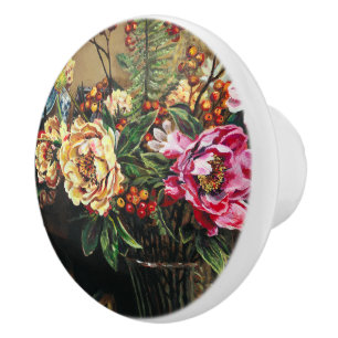 A Quiet Evening at Kingdom Café - Ceramic Knob