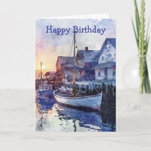 A Quiet Harbour Card