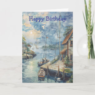 A Quiet Harbour Card