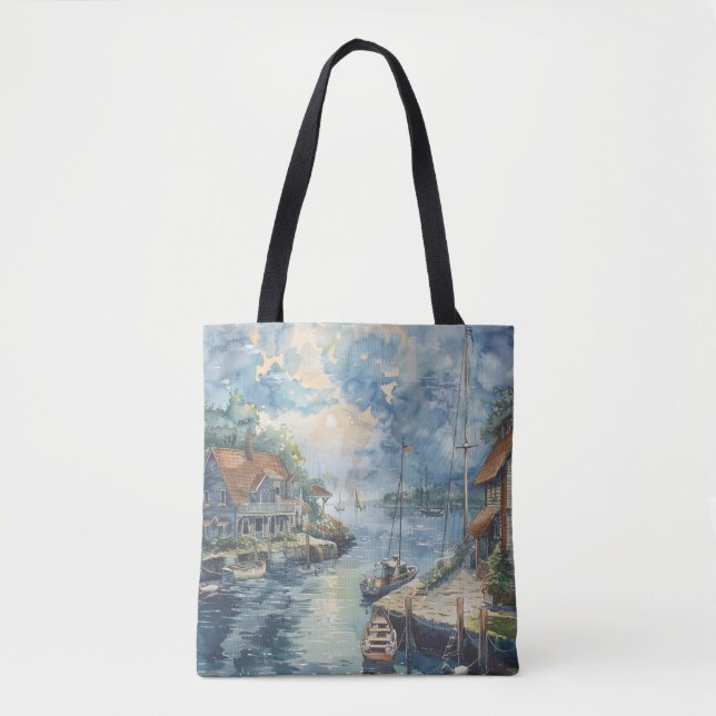 A Quiet Harbour Tote Bag (Front)