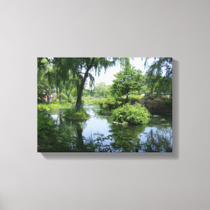 A Quiet Moment In Chicago Canvas Print