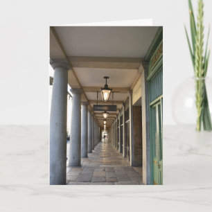 A Quiet Moment in Covent Garden Christmas Morning Card