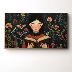 A Quiet Moment With A Book Poster