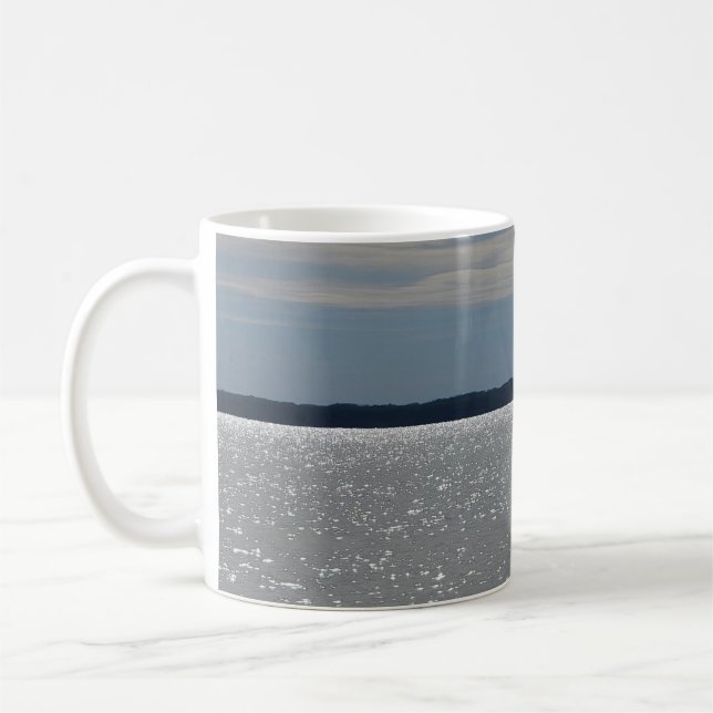 A quiet morning fishing coffee mug (Left)
