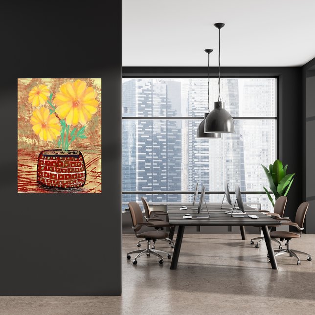 A Quiet Place Floral Bouquet Canvas Print (Creator Uploaded)