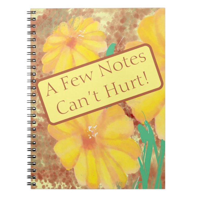 A Quiet Place Floral Bouquet Notebook (Front)