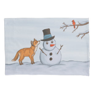 A Quiet Snow Day Pillowcase