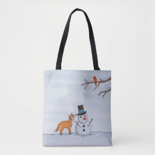 A Quiet Snow Day Tote Bag