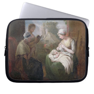 A Quiet Time, c.1810 (oil on canvas) Laptop Sleeve