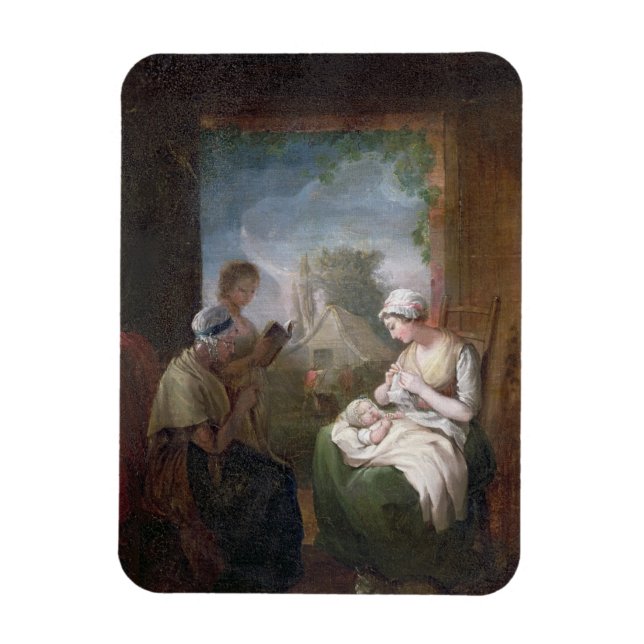 A Quiet Time, c.1810 (oil on canvas) Magnet (Vertical)