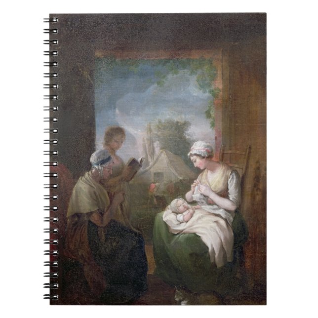 A Quiet Time, c.1810 (oil on canvas) Notebook (Front)