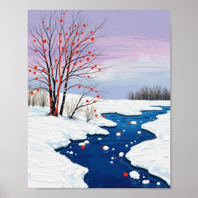 A Quiet Winter's Day Poster (Front)