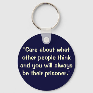 A quote key ring