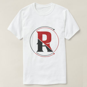 A R Letter Minimal Fashion Logo T-Shirt