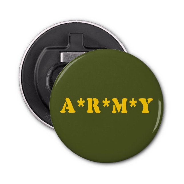 A*R*M*Y BOTTLE OPENER (Front)
