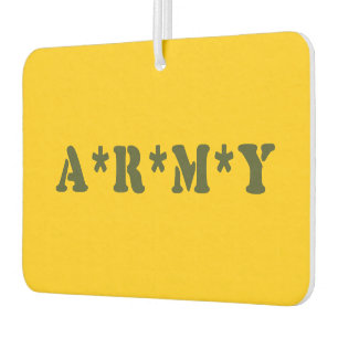 A*R*M*Y CAR AIR FRESHENER