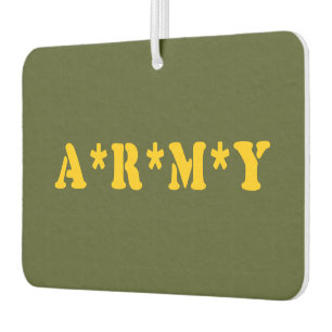 A*R*M*Y CAR AIR FRESHENER