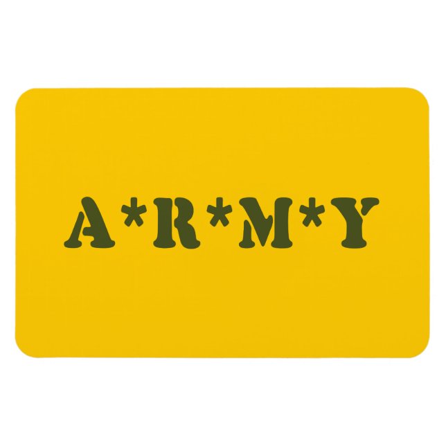 A*R*M*Y MAGNET (Horizontal)