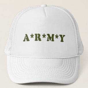 A*R*M*Y TRUCKER HAT