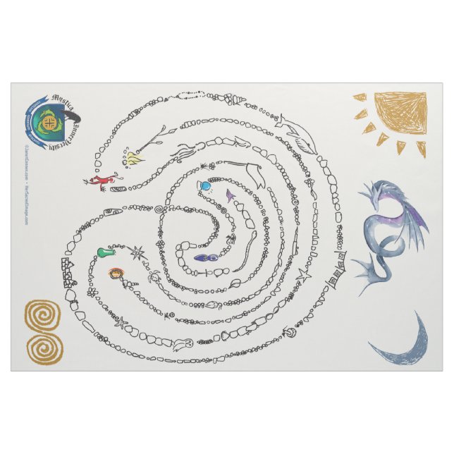 A.R.T. The Witch Sequence, Labyrinth Floor Cloth (Yard)