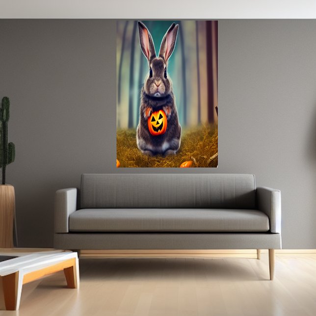 A rabbit in the forest | AI Art Poster (Creator Uploaded)