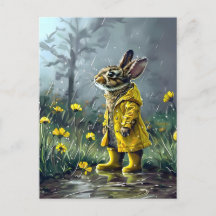 A Rabbit's Rainy Day