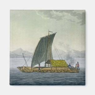 A raft leaving the port of Guayaquil, Ecuador, fro Magnet