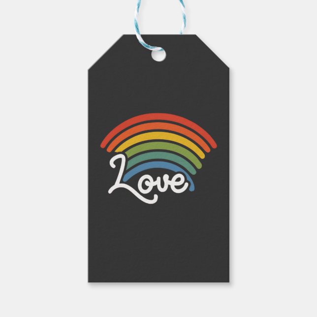 A Rainbow of Love Gift Tags (Front)