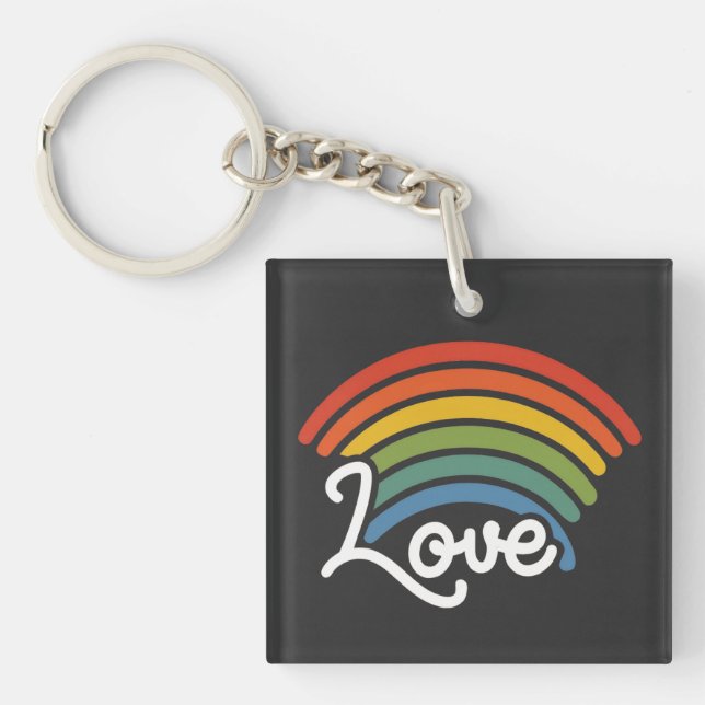 A Rainbow of Love Key Ring (Front)