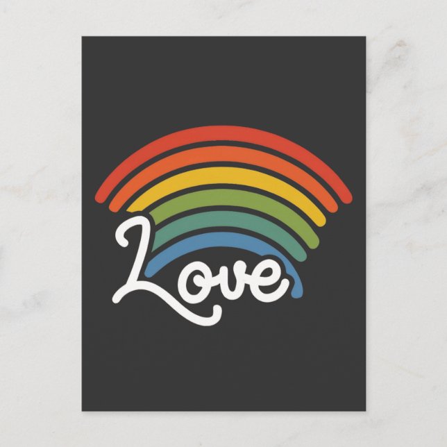 A Rainbow of Love Postcard (Front)