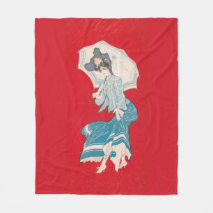 A rainy daisy (1905) Grey Litho. Co Fleece Blanket
