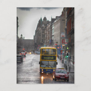 A rainy day in Dublin Postcard