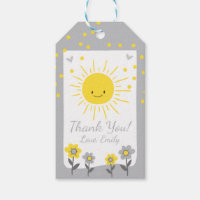 A Ray of Sunshine Baby Shower Favour Tag Sun Summe