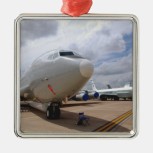 A RC-135V/W Rivet Joint aircraft Metal Tree Decoration